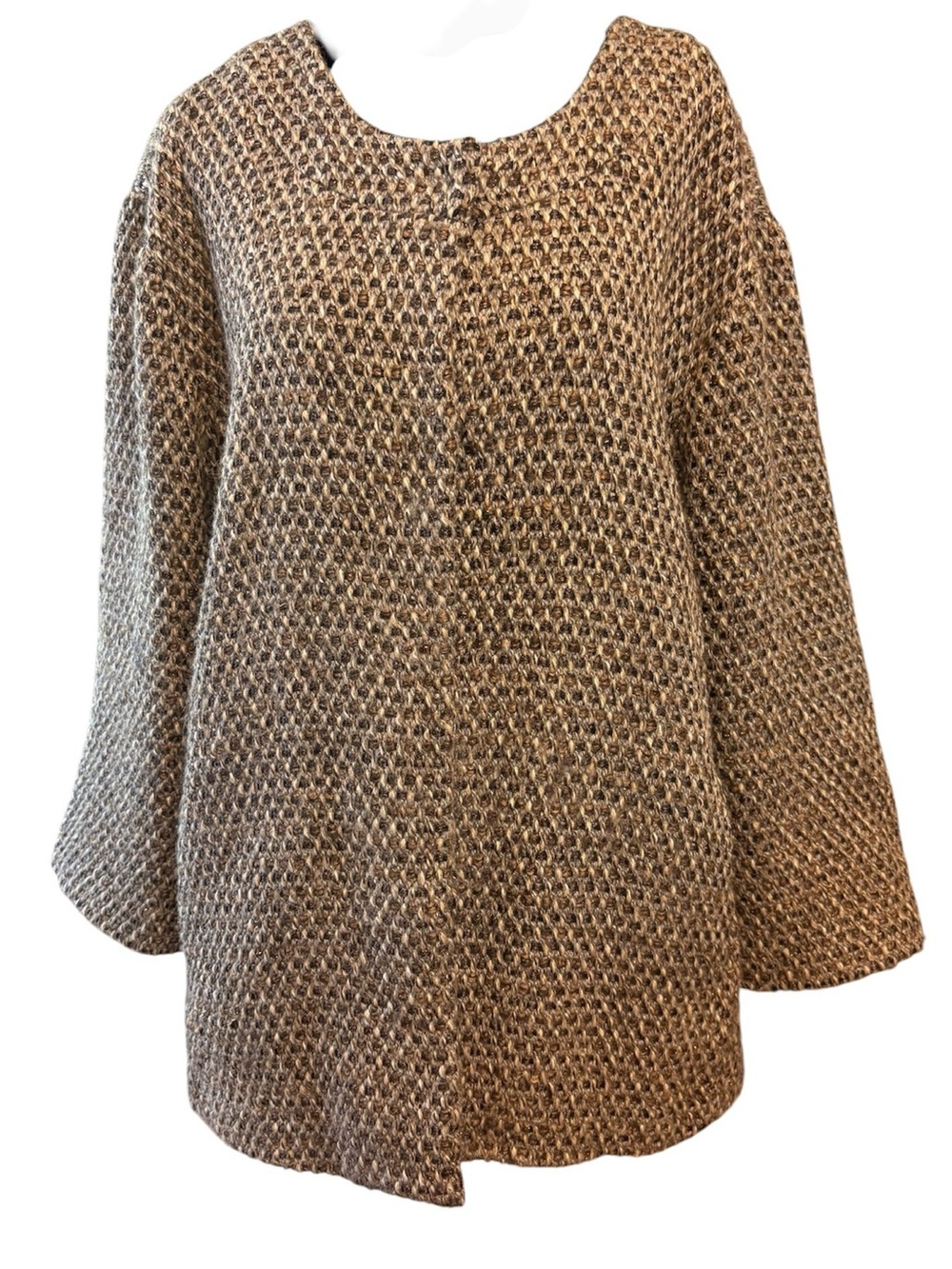 Eileen Fisher Woman 1X Wool Alpaca Textured Jacket